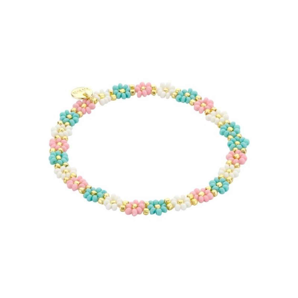 55856MIX05 armband biba multicolor Groen