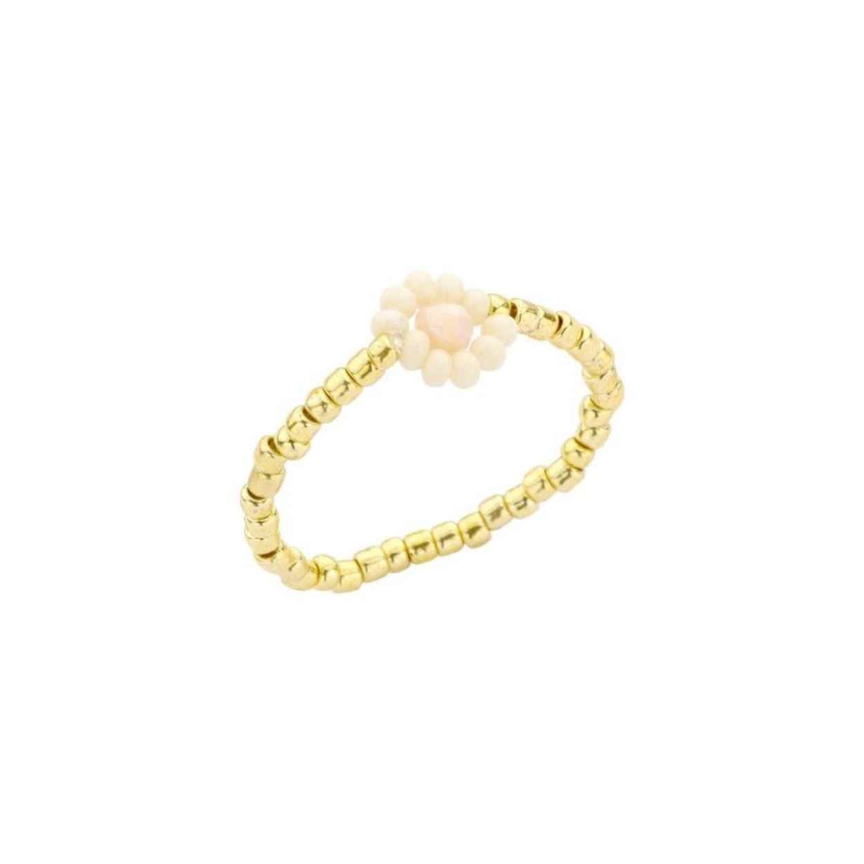 7366MIX01 beige biba ring